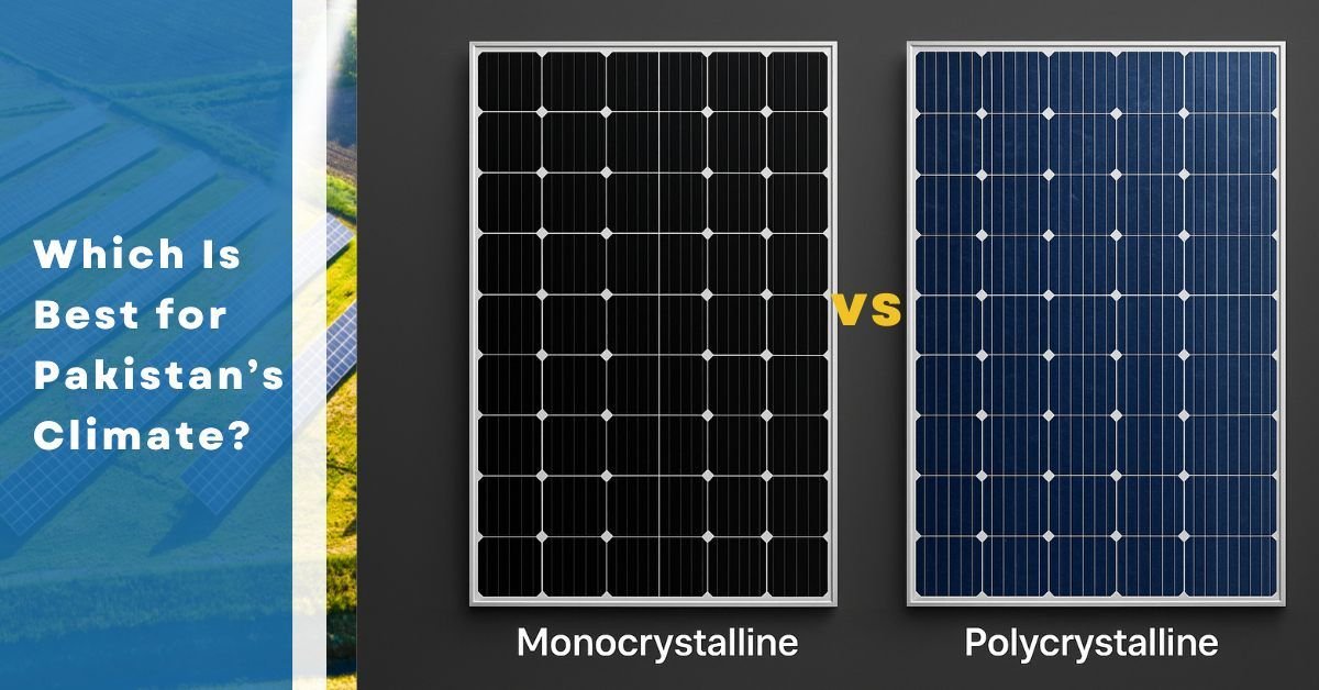 Monocrystalline vs polycrystalline panels: which is best for pakistan's climate?