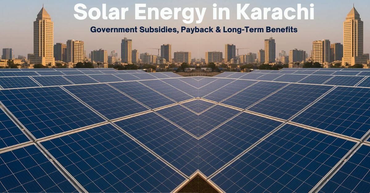 Solar Energy in Karachi: Government Subsidies, Payback & Long-Term Benefits